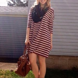 Striped Gap oversized t-shirt dress